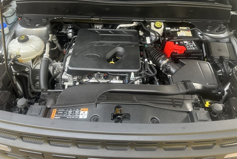 Engine bay looks brand new again!
