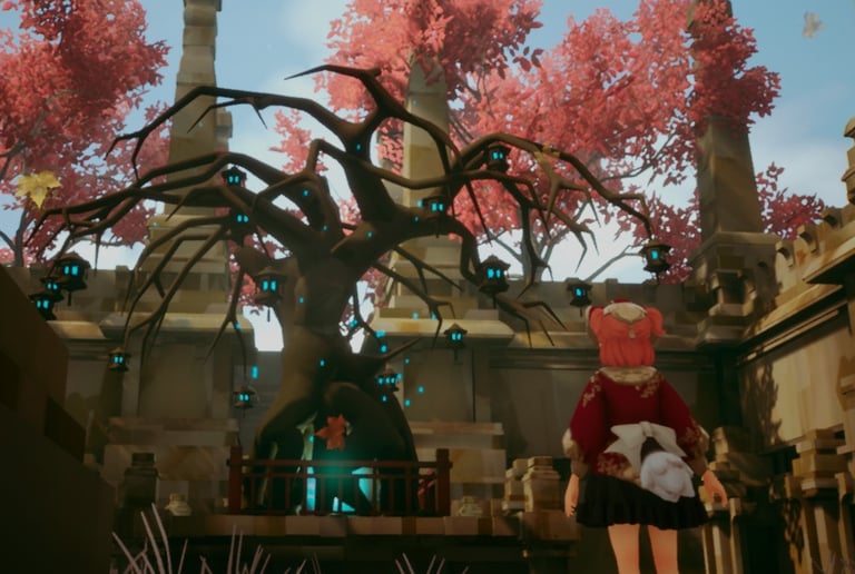 Tasomachi - Sacred Tree and Cherry Blossoms