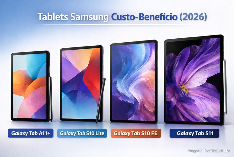 Melhores Tablets Samsung Custo-benefício (2026)