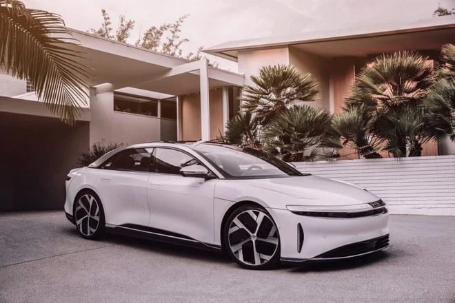 Lucid Air Foto/Divulgação da marca