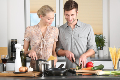 cooking couple