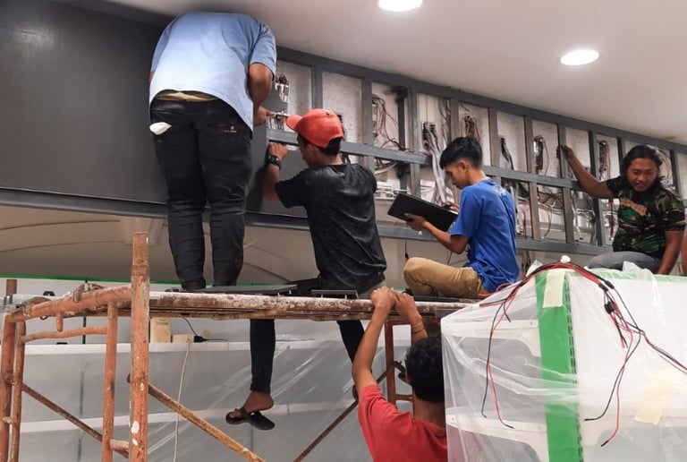 Proyek Instalasi Videotron di Istana Buah Pandanaran