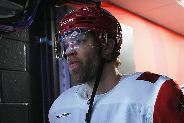 May 9, 2026: Taylor Hall of the Carolina Hurricanes in a playoff game against the Philadelphia Flyers