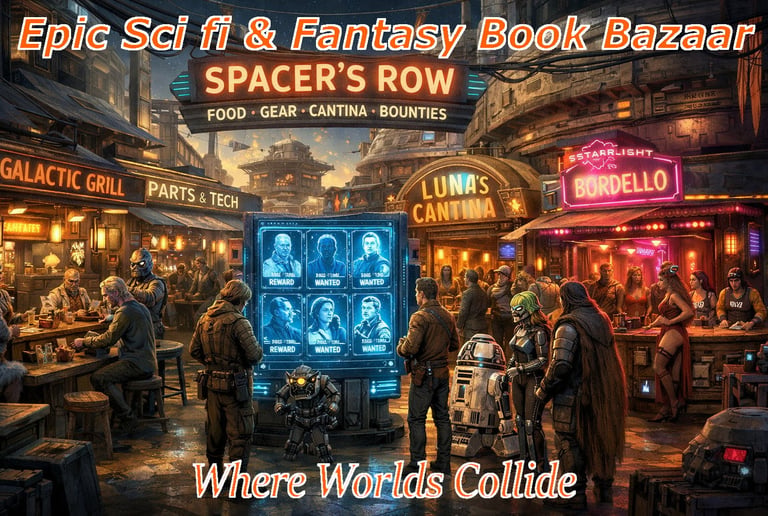 Epic Sci-Fi and Fantasy Book Bazaar - Spacer's Row