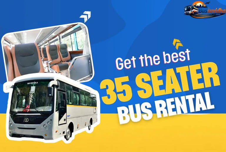 35 seater luxury bus interior and exterior view