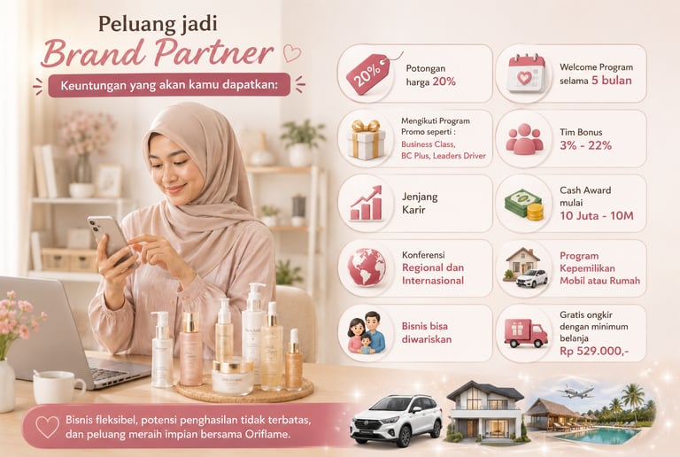 Keuntungan join bisnis Oriflame