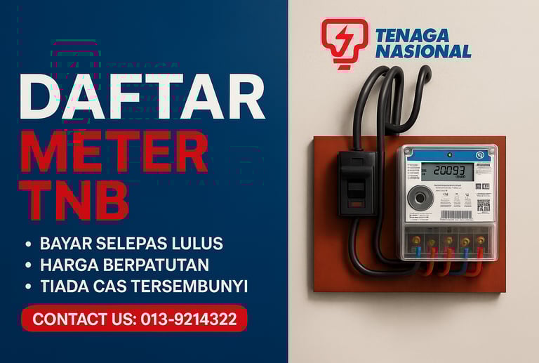DAFTAR METER TNB - KONTRAKTOR ELEKTRIK