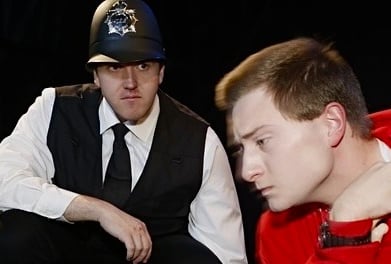 Opening scene with Police Officer and Christopher (Jeff Pfeiffer)