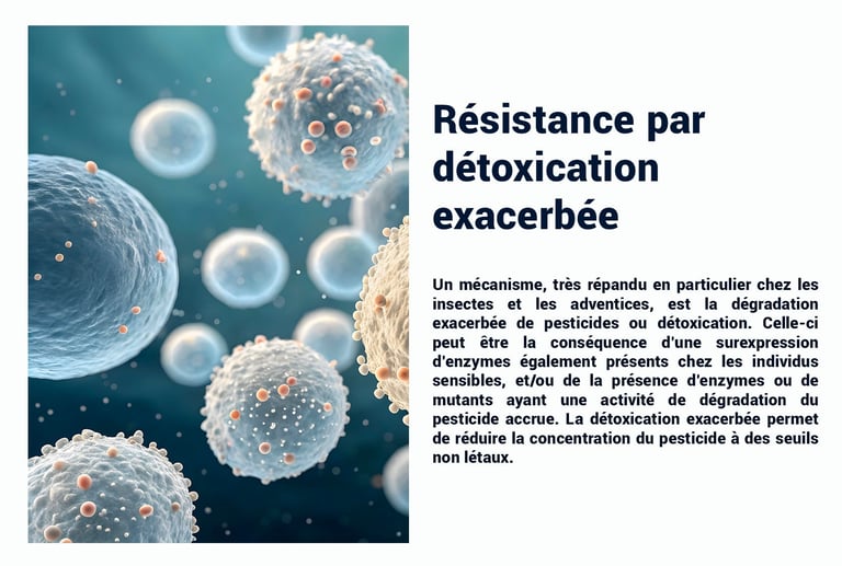 PESTICIDE RÉSISTANCE CONTOURNEMENT