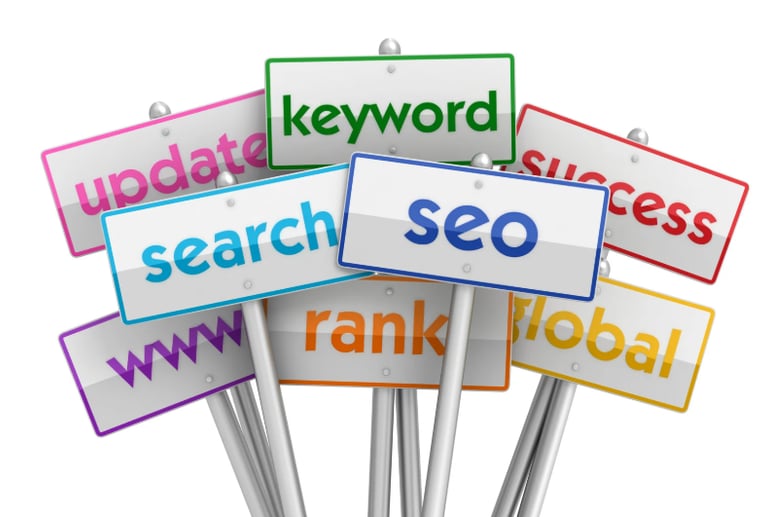 SEO Sign showing search and keywords for Windsor Ontario