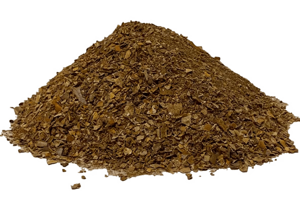 Pila de Harina de Cangrejo procesada Organicrab