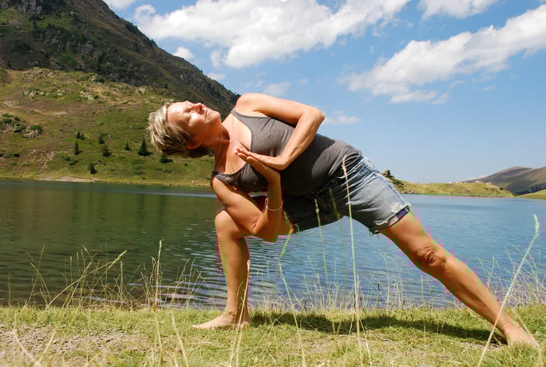 Faye Practicing Yoga 