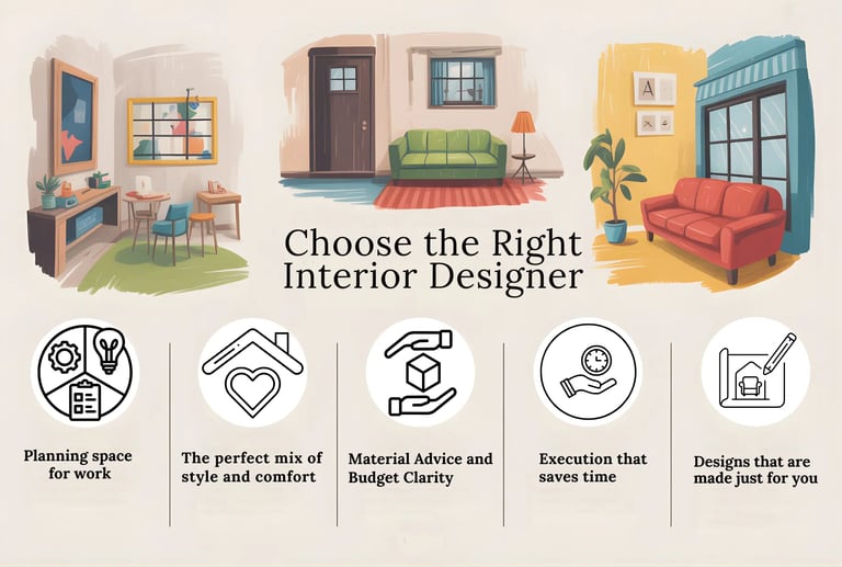 choose the right interior designer