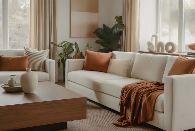 Brown and Cream Colour Combination Furniture