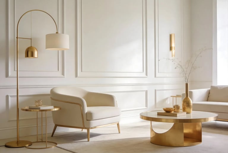 Gold and Ivory – Minimal & Luxurious