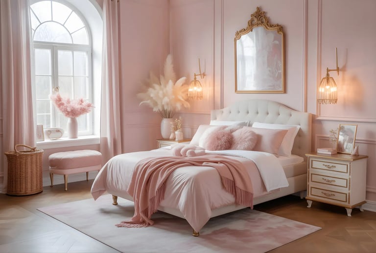 Romantic Pastels Bedroom