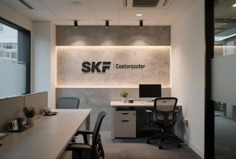 Accent Walls and Brand Personality in office