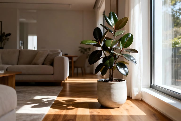 Rubber plant (रबर का पौधा)