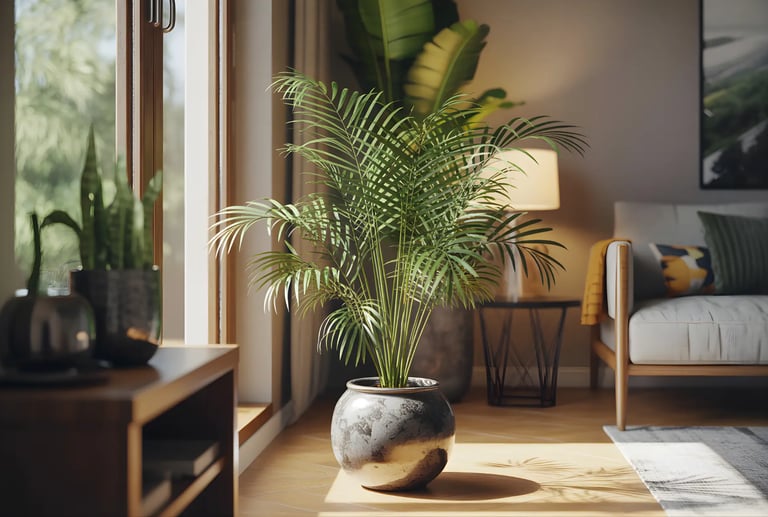 Areca palm (सुपारी ताड़ का पौधा)