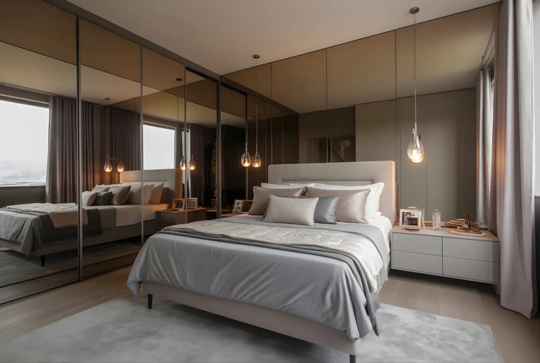 Mirrored Magic Bedroom