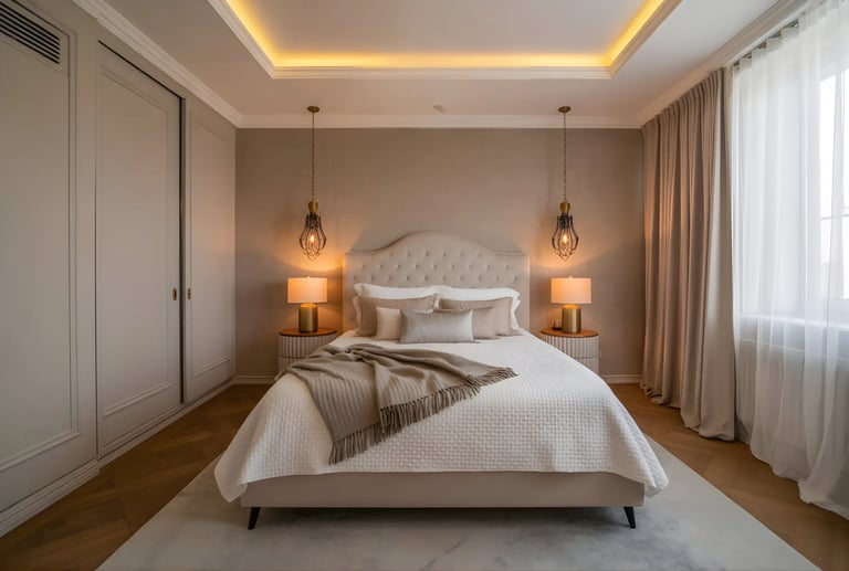 Luxury Lighting Layers Bedroom
