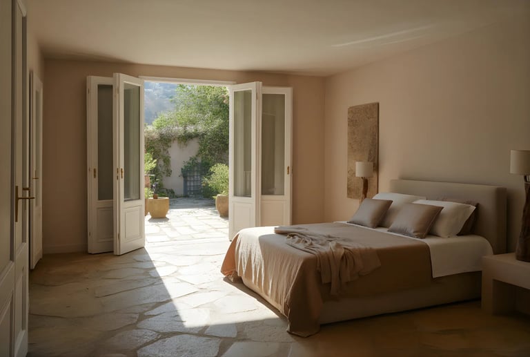 Indoor-Outdoor Fusion Bedroom