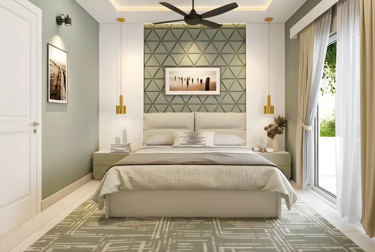 Minimalist elegance with neutral tones & serene design elements.