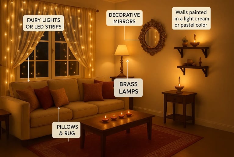How to Brighten Up Your Living Room for Diwali