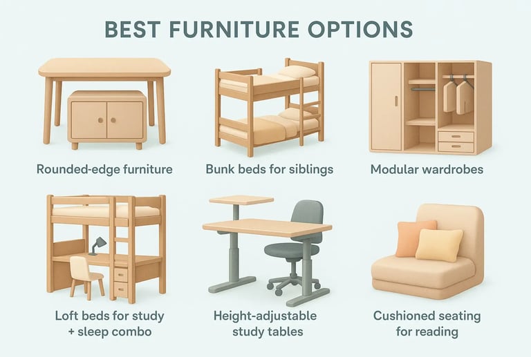 Best Furniture Options For Kids room