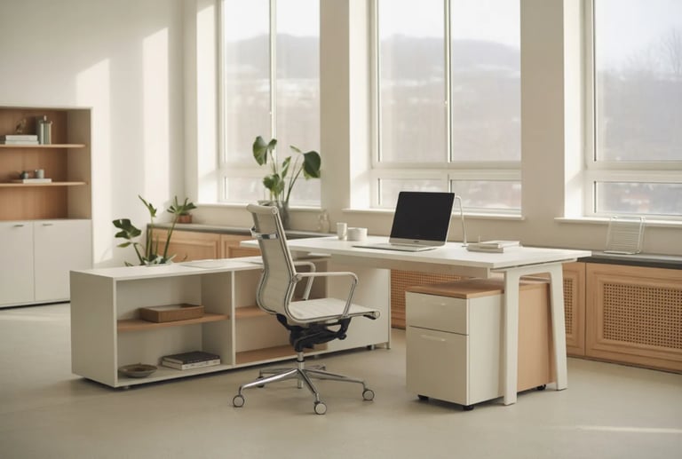 Minimalist Furniture for an Open, Airy Feel in office
