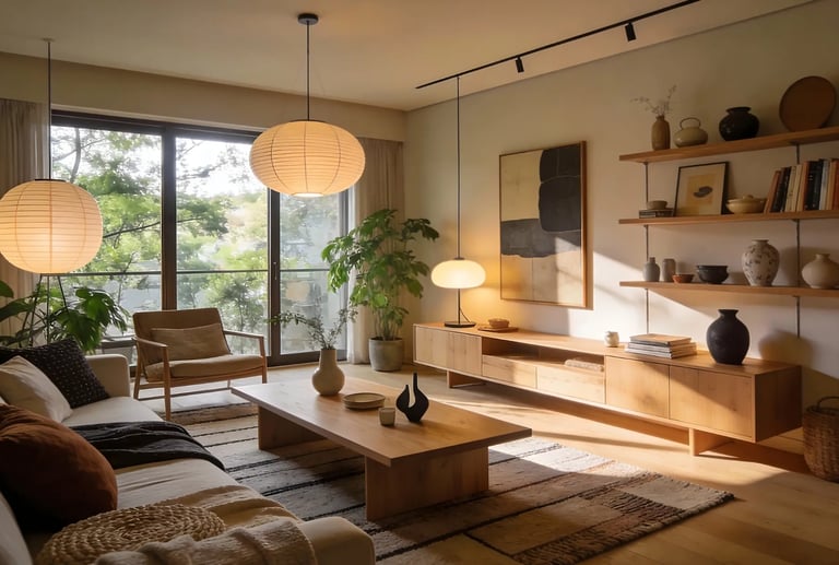 Japandi maximalism Interior