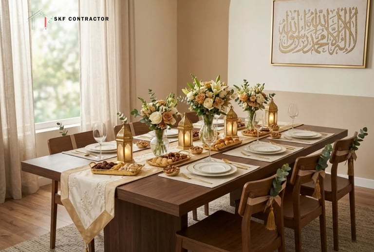 Set Up a Beautiful Eid Dining Table
