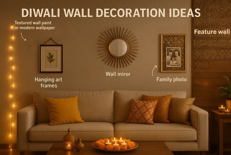 Wall Decoration Ideas for Diwali