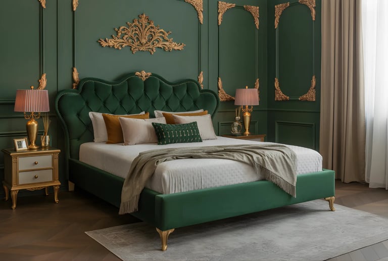 Gold and Emerald Green – Rich & Classy