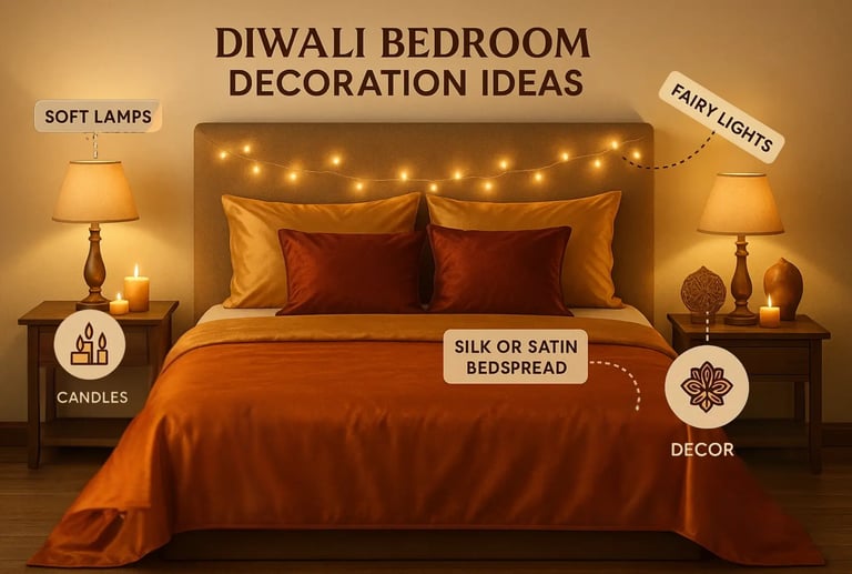 Bedroom Decoration Ideas for Diwali