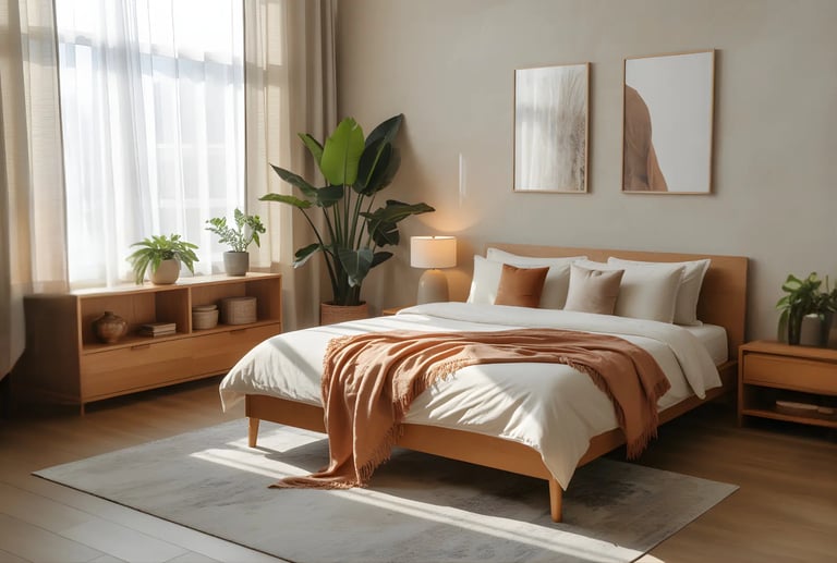 Nature-Inspired Serenity Bedroom