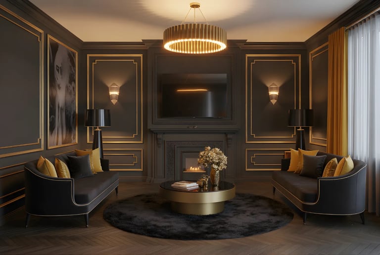 Gold and Black – Luxury at Its Peak
