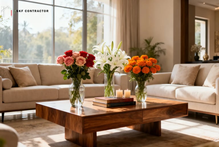 Add Fresh Flowers for Natural Beauty