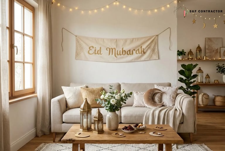 Hang an Eid Mubarak Banner