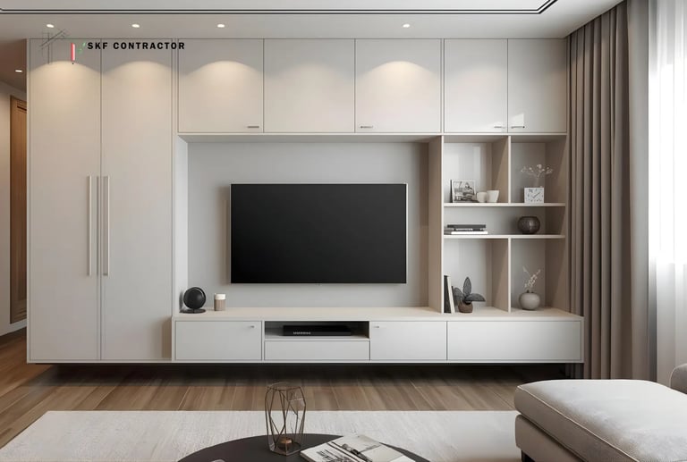 Compact TV Unit for Small Living Rooms