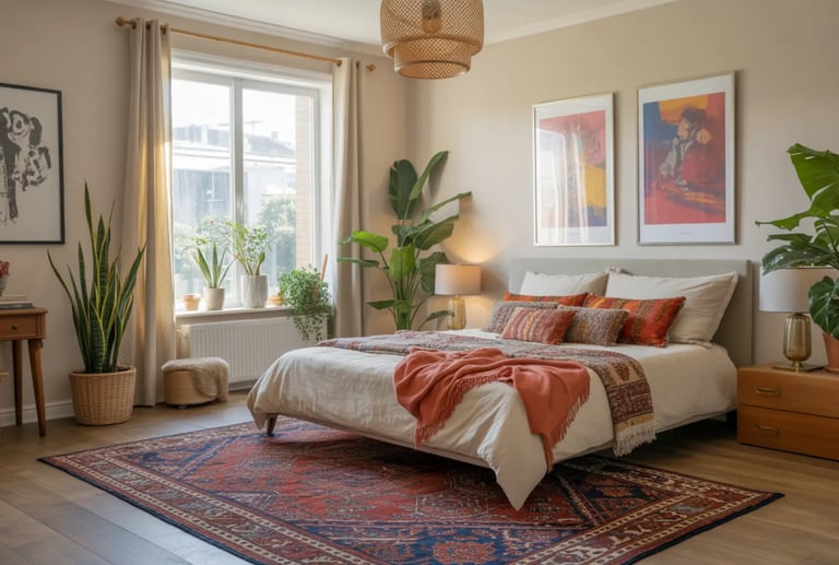 Artistic Bohemian Bedroom