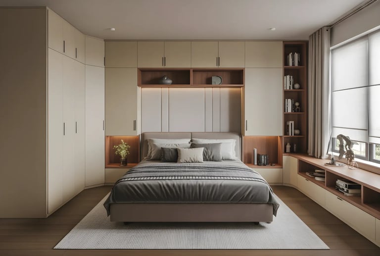 C-shaped integrated storage module