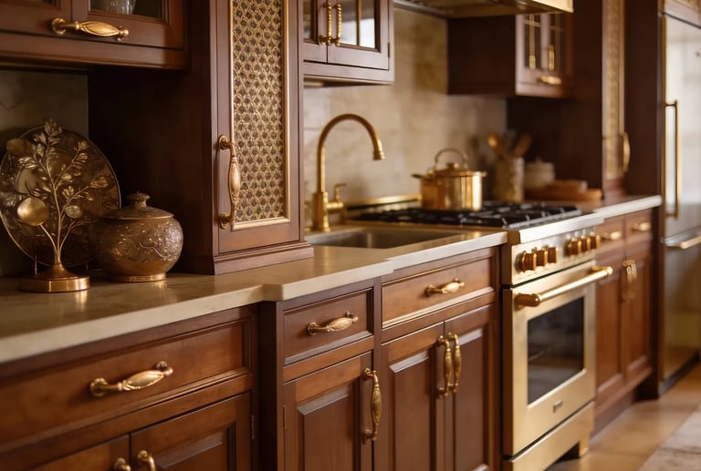 Gold and Brown – Earthy & Warm