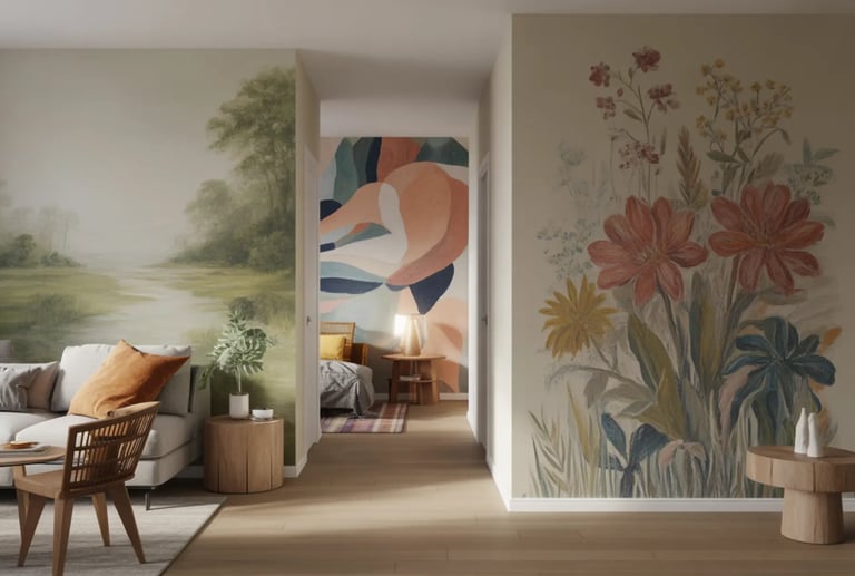 artistic wall murals