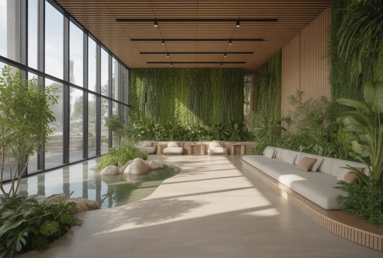 biophilic commercial decor