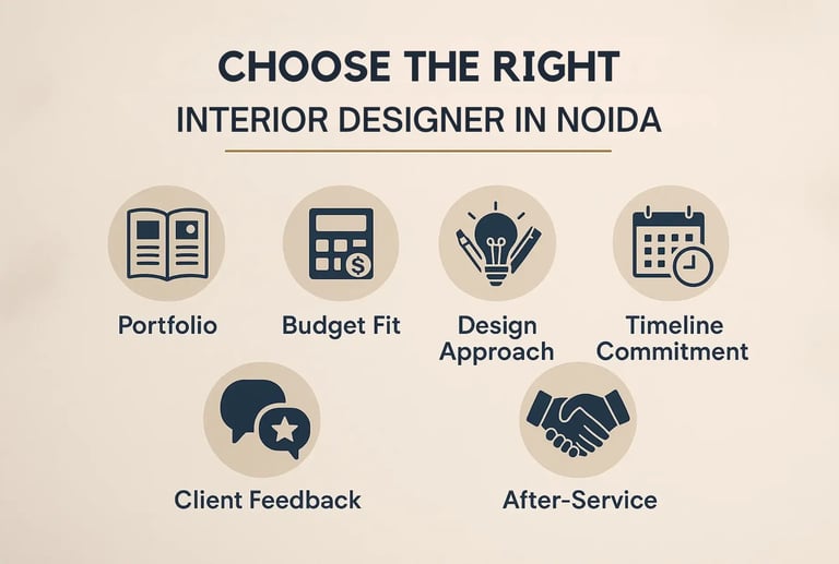 right interior designer in noida