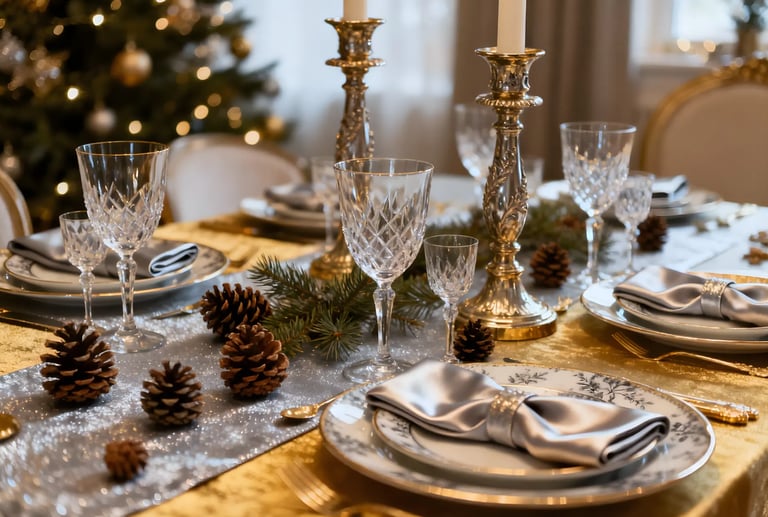christmas table decorations