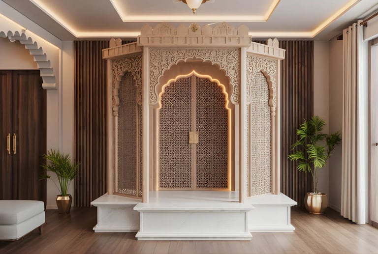 Designer CNC Laser-Cut Mandir