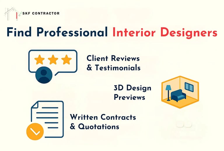 Identify Professional Interior Designers in My Area