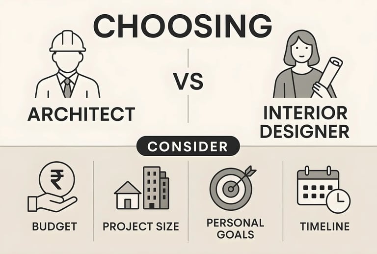 How Do You Choose Between an Architect and an Interior Designer?
